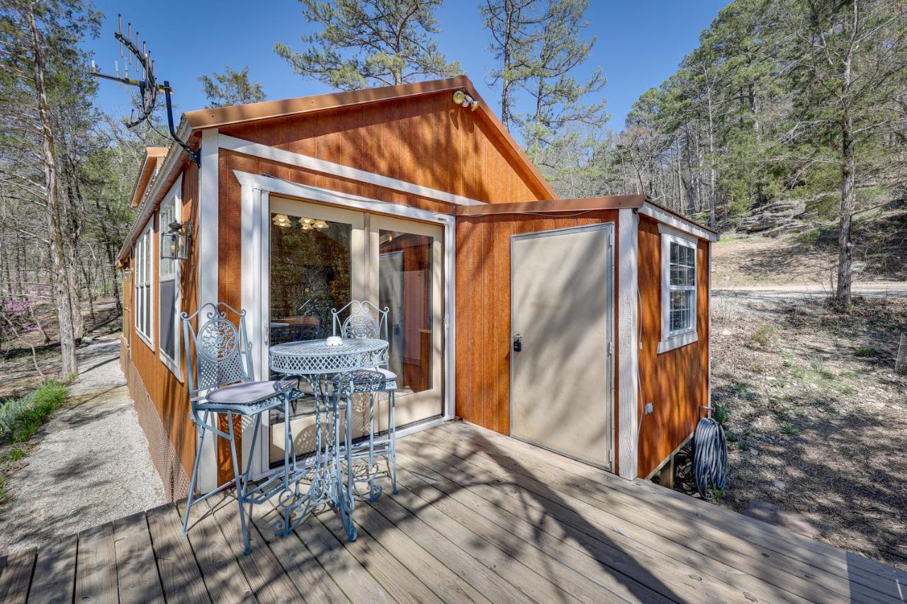 Cliffside Eureka Springs Cabin With Beaver Lake View מראה חיצוני תמונה